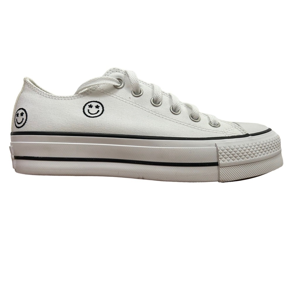 CONVERSE CHUCK TAYLOR All Star 9 Platform SNEAKERS Custom BY YOU NEW Smiley